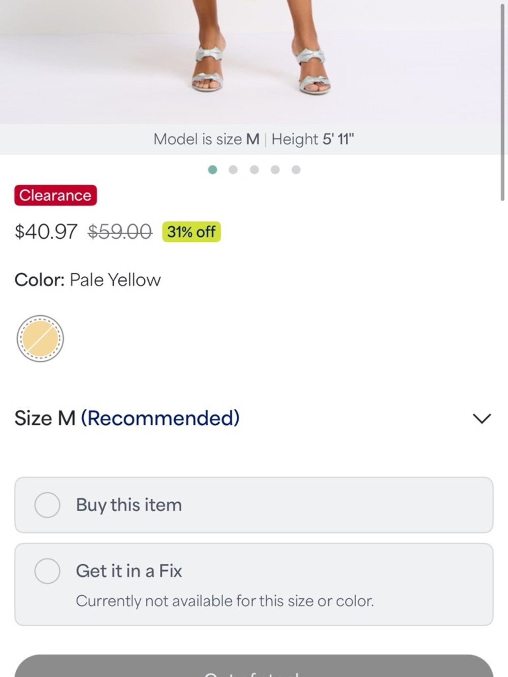 Vero Moda Yellow Ruffle Maxi Dress - Picture 3 of 3